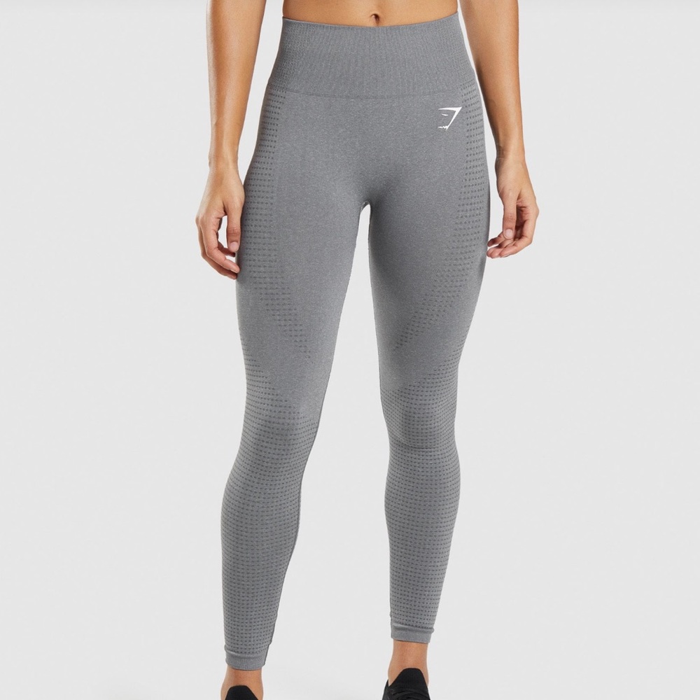 Gymshark Vital Seamless 2.0 Leggings - Smokey Grey Marl